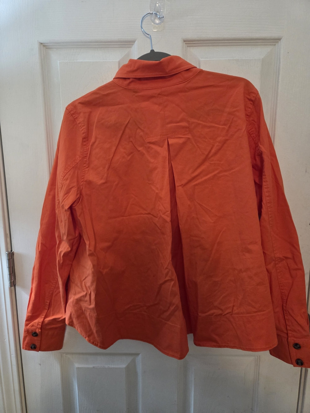 CAbi Orange Utility Button-Front Jacket - Picture 2 of 3